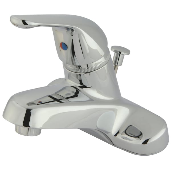 4" Centerset Bathroom Faucet, Chrome